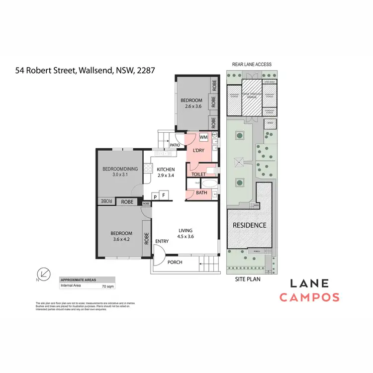 Floorplan of Homely house listing, 54 Robert Street, Wallsend NSW 2287