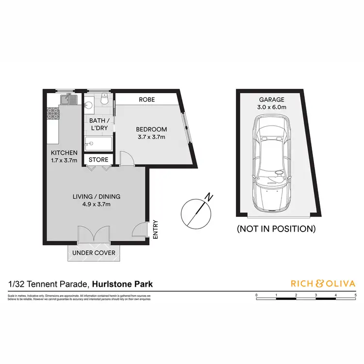 Floorplan of Homely apartment listing, 1/32 Tennent Parade, Hurlstone Park NSW 2193