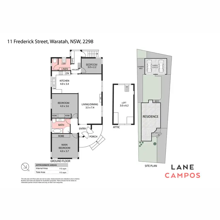 Floorplan of Homely house listing, 11 Frederick Street, Waratah NSW 2298
