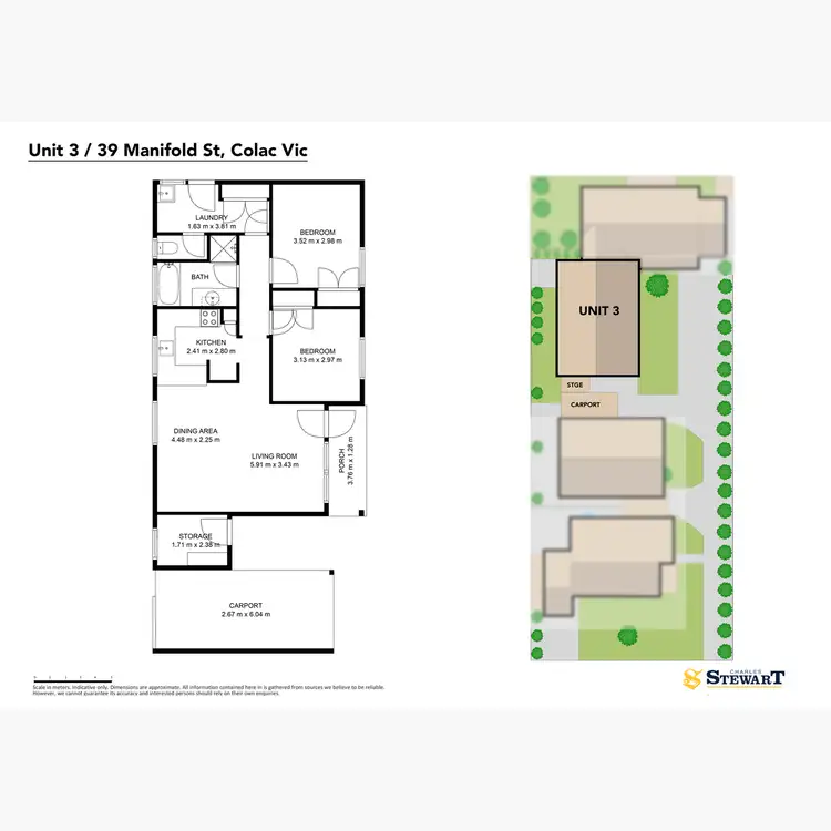 Floorplan of Homely unit listing, 3/39 Manifold Street, Colac VIC 3250
