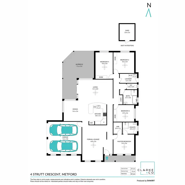 Floorplan of Homely house listing, 4 Strutt Crescent, Metford NSW 2323