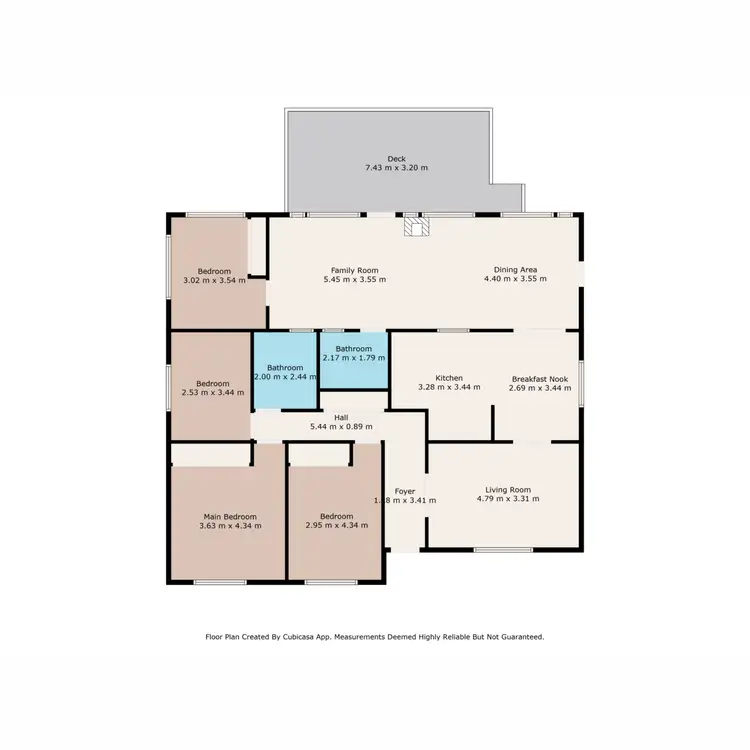 Floorplan of Homely house listing, 48 Hinds Street, Narrabri NSW 2390