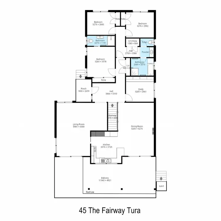 Floorplan of Homely house listing, 45 The Fairway, Tura Beach NSW 2548