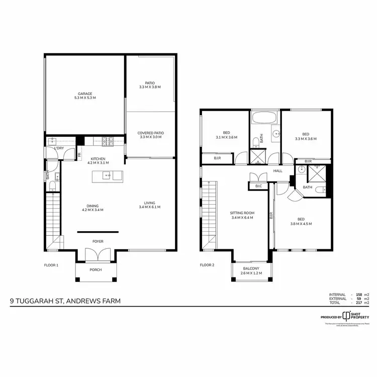 Floorplan of Homely house listing, 9 Tuggarah Street, Andrews Farm SA 5114