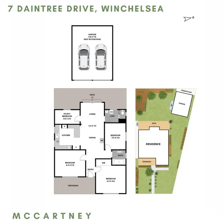 Floorplan of Homely house listing, 7 Daintree Drive, Winchelsea VIC 3241