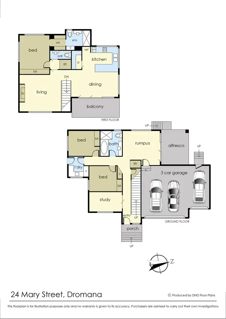 Floorplan of Homely house listing, 24 Mary Street, Dromana VIC 3936