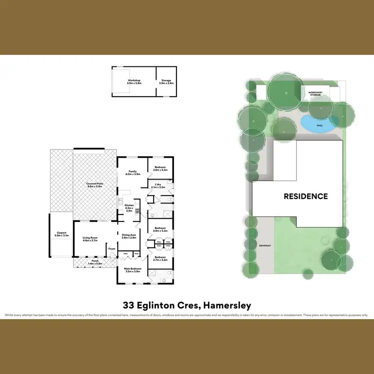 Floorplan of Homely house listing, 33 Eglinton Crescent, Hamersley WA 6022