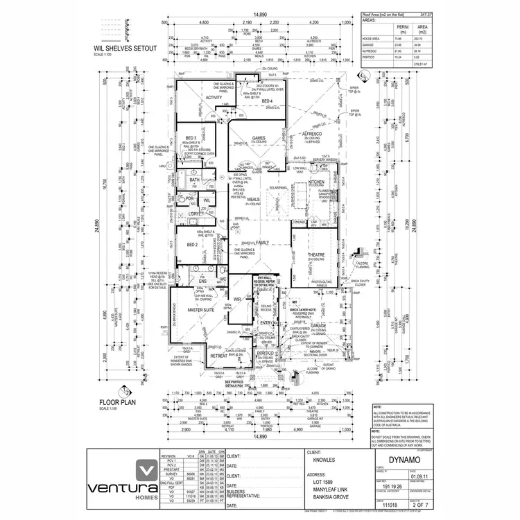 Floorplan of Homely house listing, 7 Manyleaf Link, Banksia Grove WA 6031