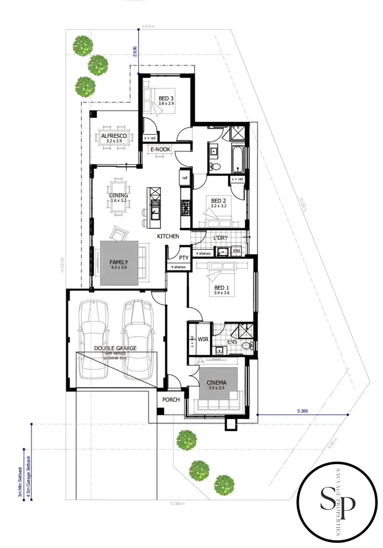 Floorplan of Homely house listing, 2 Deepwater Way, Lakelands WA 6180