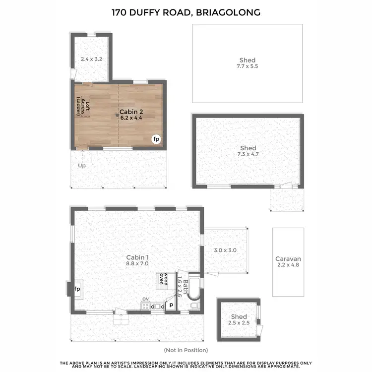 Floorplan of Homely rural property listing, 170 Duffy Road, Briagolong VIC 3860