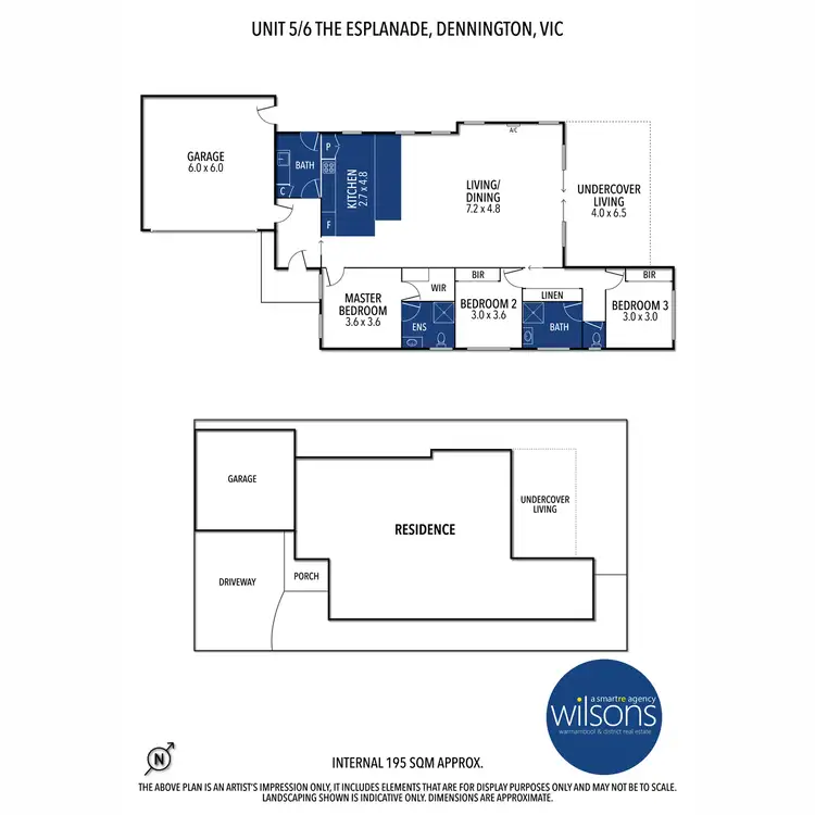 Floorplan of Homely house listing, 5/6 The Esplanade, Dennington VIC 3280