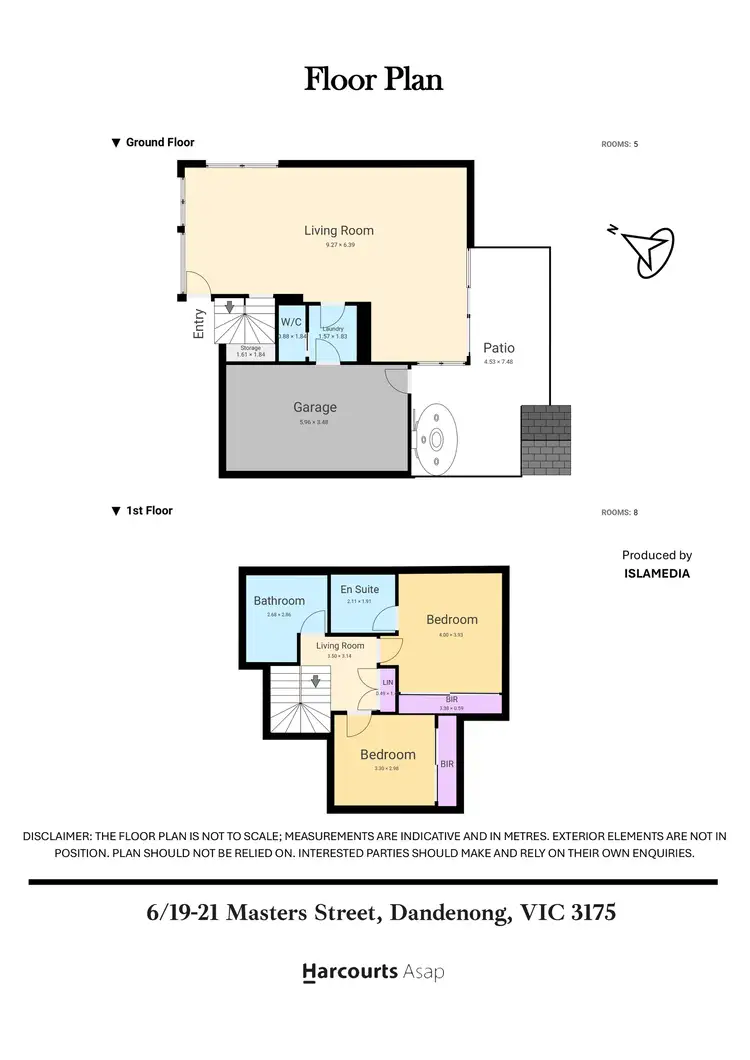 Floorplan of Homely townhouse listing, 6/19-21 Masters Street, Dandenong VIC 3175
