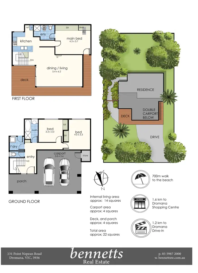 Floorplan of Homely house listing, 72 Nepean Highway, Dromana VIC 3936