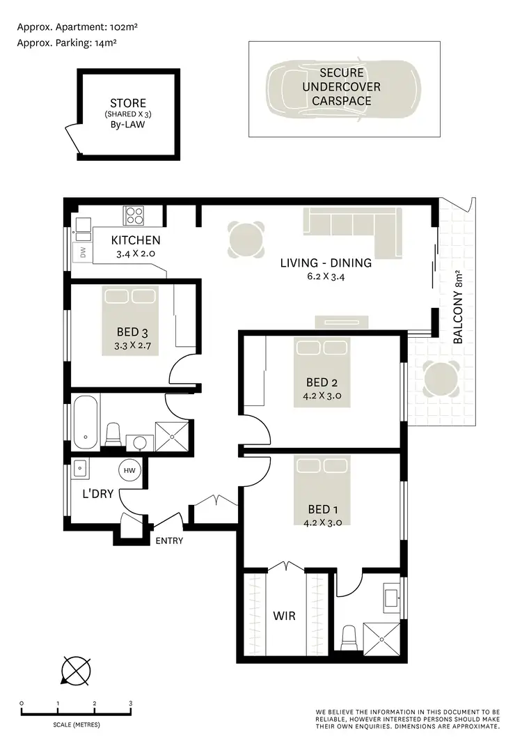 Floorplan of Homely apartment listing, 6/10 Gow Street, Balmain NSW 2041
