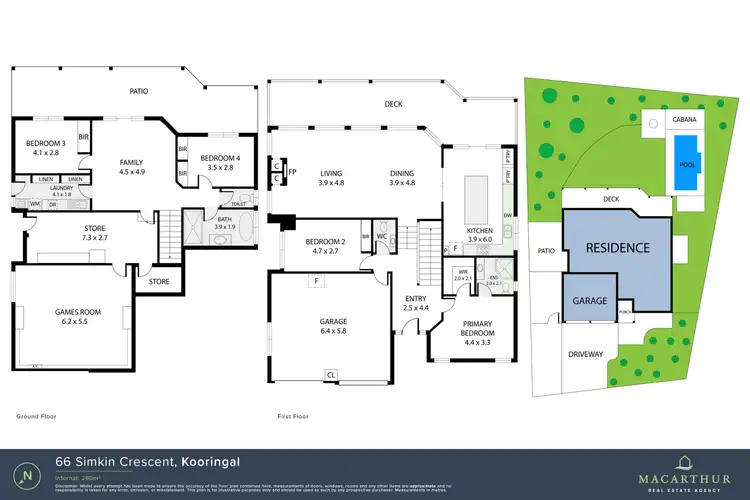 Floorplan of Homely house listing, 66 Simkin Crescent, Kooringal NSW 2650