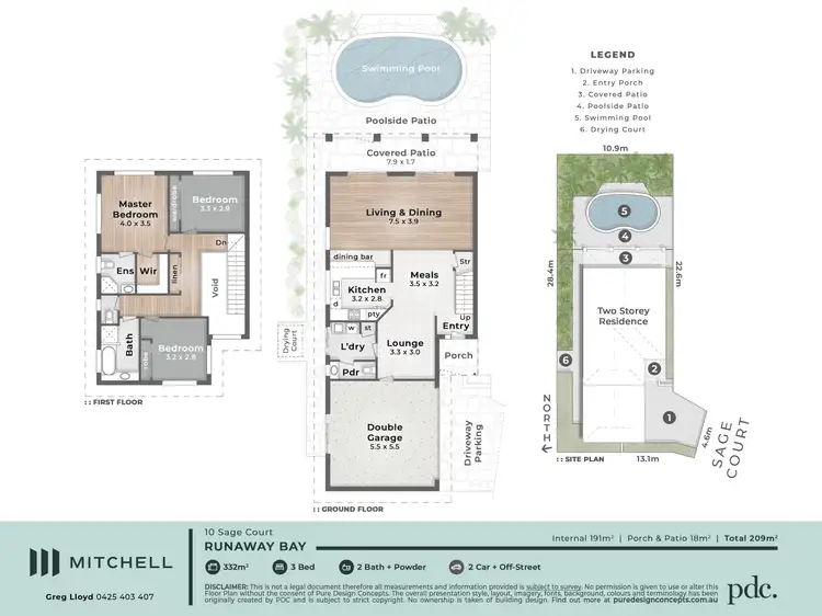 Floorplan of Homely house listing, 10 Sage Court, Runaway Bay QLD 4216