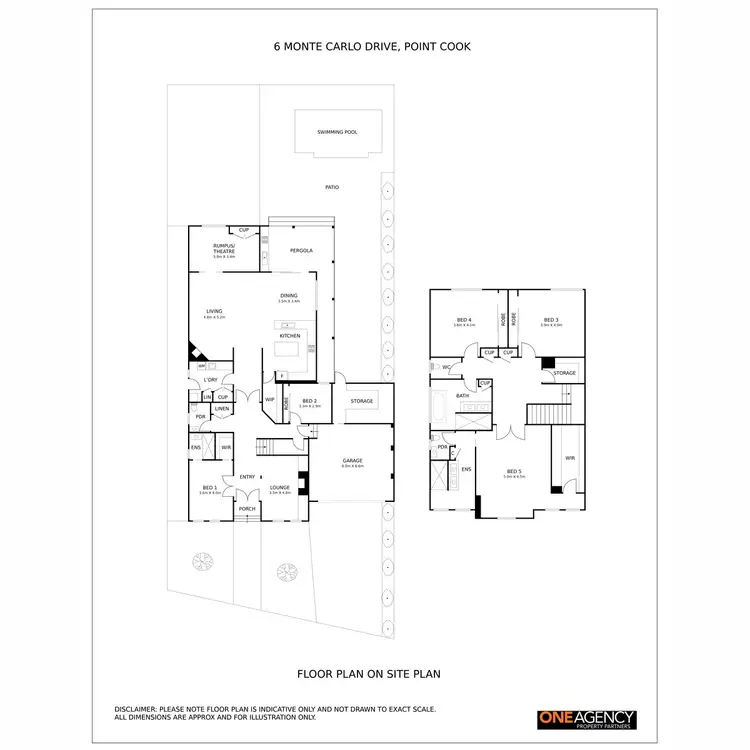 Floorplan of Homely house listing, 6 Monte Carlo Drive, Point Cook VIC 3030