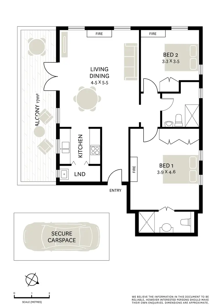 Floorplan of Homely apartment listing, 3/94 Surrey Street, Darlinghurst NSW 2010