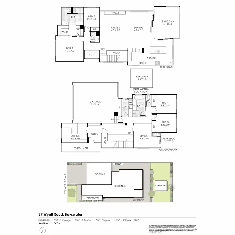 Floorplan of Homely house listing, 37 Wyatt Road, Bayswater WA 6053