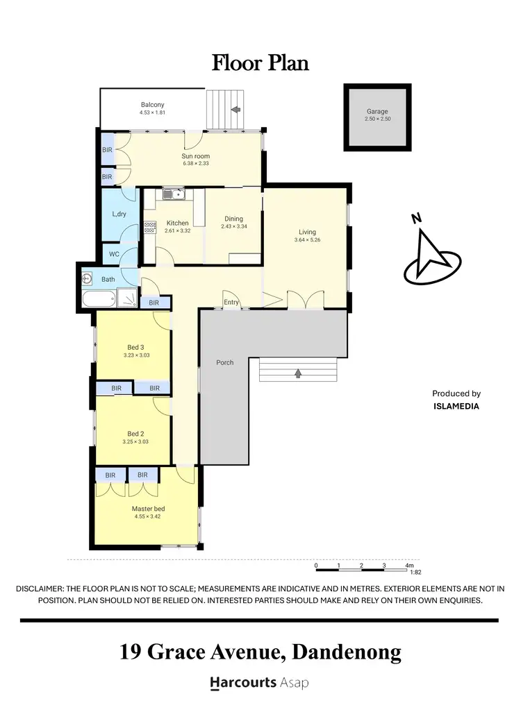 Floorplan of Homely house listing, 19 Grace Avenue, Dandenong VIC 3175