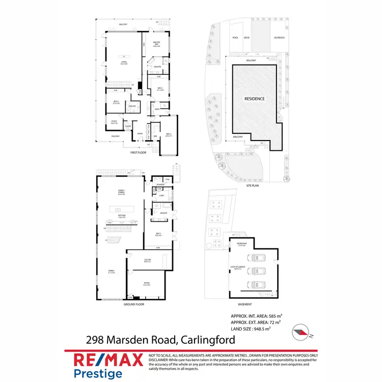 Floorplan of Homely house listing, 298 Marsden Road, Carlingford NSW 2118