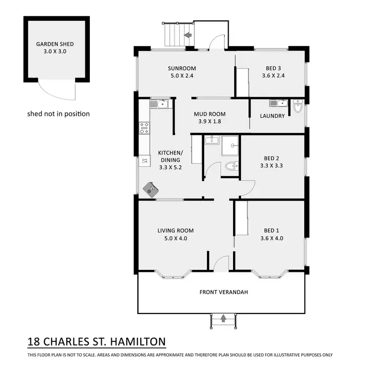 Floorplan of Homely house listing, 18 Charles Street, Hamilton VIC 3300