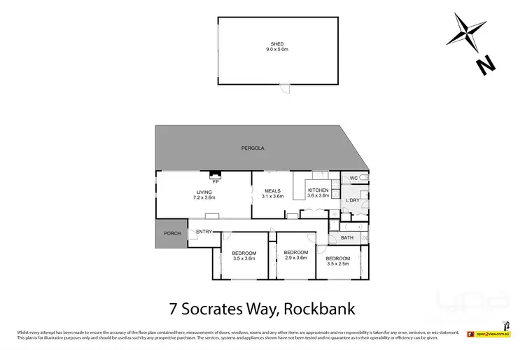 Floorplan of Homely house listing, 7 Socrates Way, Rockbank VIC 3335