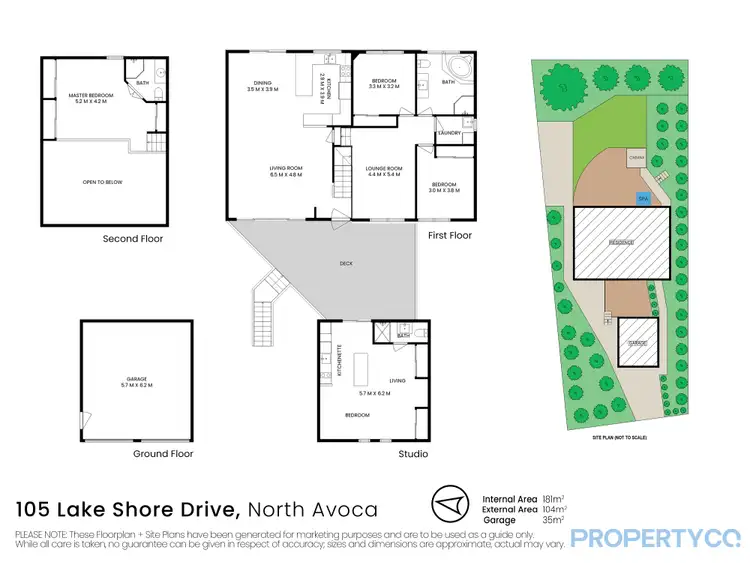 Floorplan of Homely house listing, 105 Lake Shore Drive, North Avoca NSW 2260