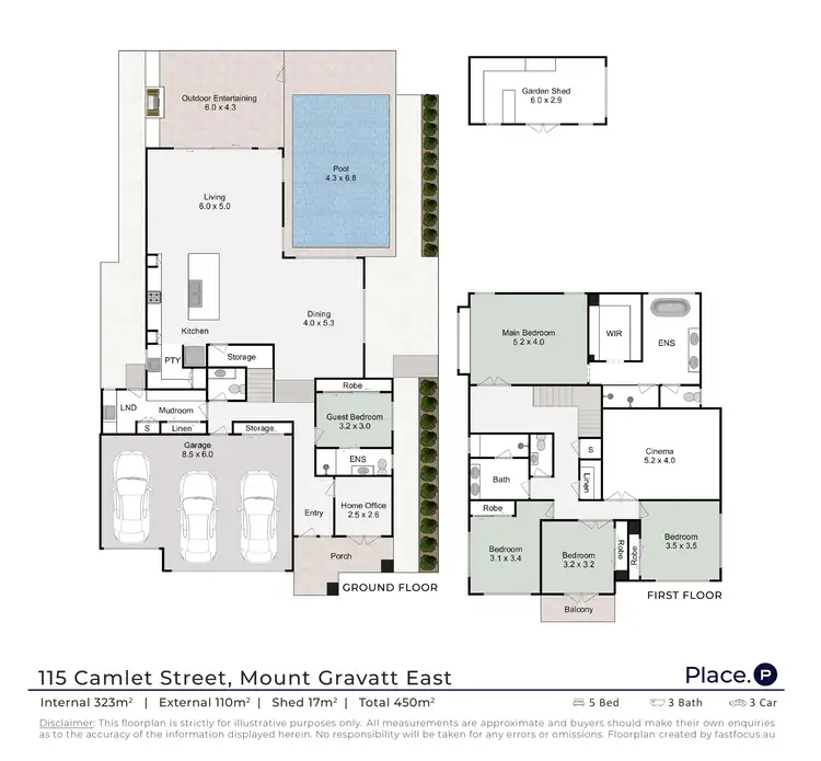 Floorplan of Homely house listing, 115 Camlet Street, Mount Gravatt East QLD 4122