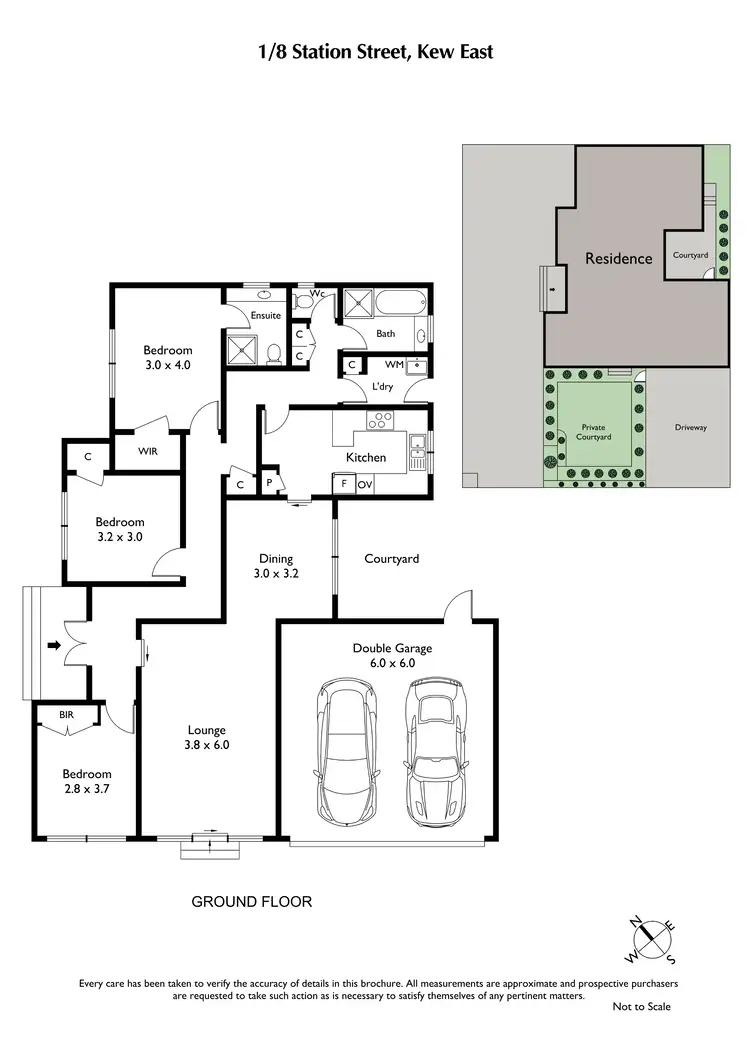 Floorplan of Homely house listing, 1/8 Station Street, Kew East VIC 3102