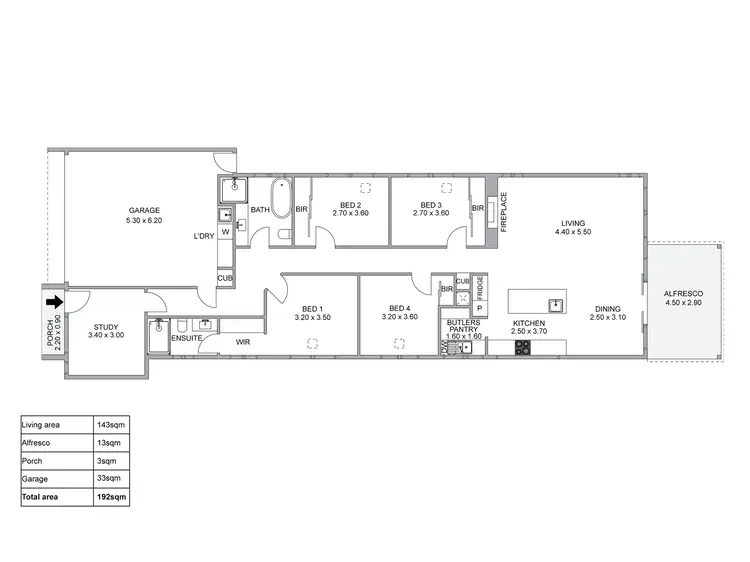 Floorplan of Homely house listing, 7 Dibiase Street, Grange SA 5022