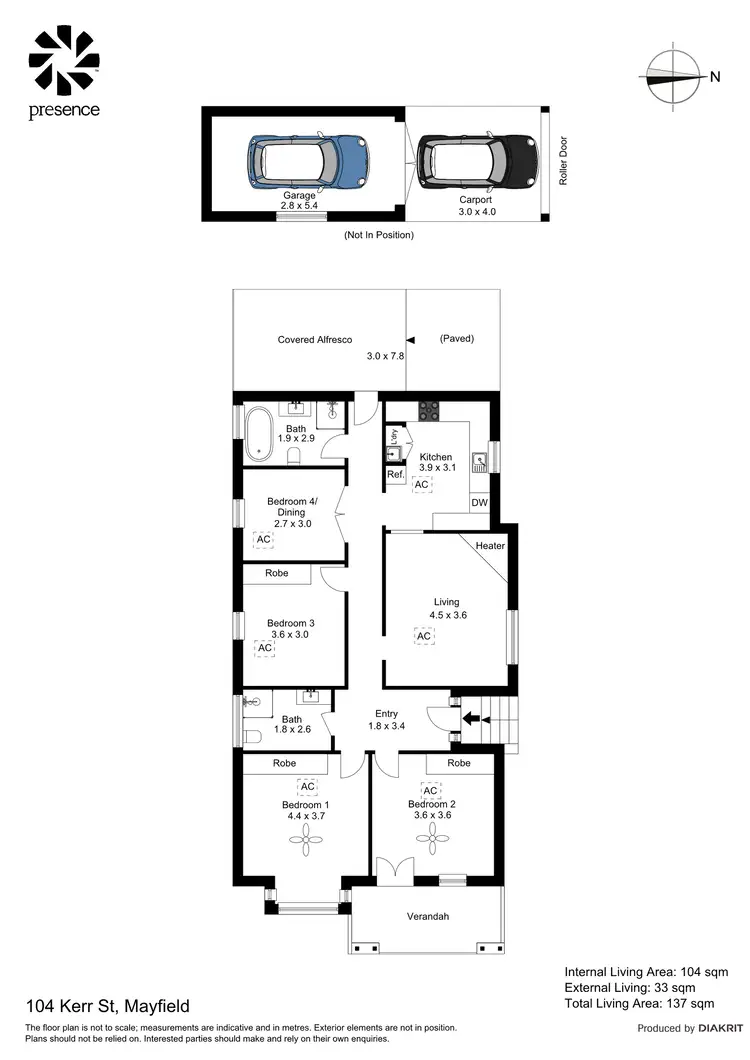 Floorplan of Homely house listing, 104 Kerr Street, Mayfield NSW 2304