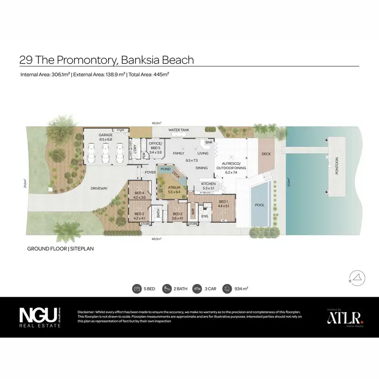 Floorplan of Homely house listing, 29 The Promontory, Banksia Beach QLD 4507