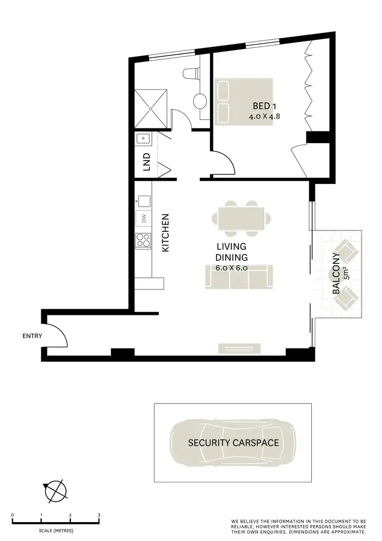 Floorplan of Homely apartment listing, 88/10 Pyrmont Bridge Road, Camperdown NSW 2050
