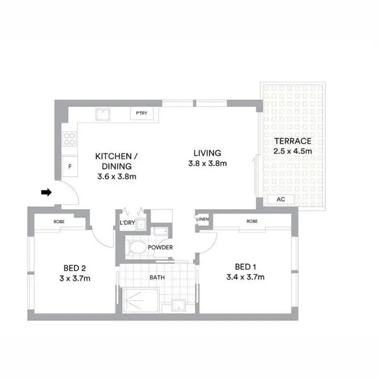 Floorplan of Homely apartment listing, 52/99 Birtinya Boulevard, Birtinya QLD 4575