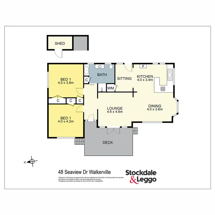 Floorplan of Homely house listing, 48 Seaview Drive, Walkerville VIC 3956