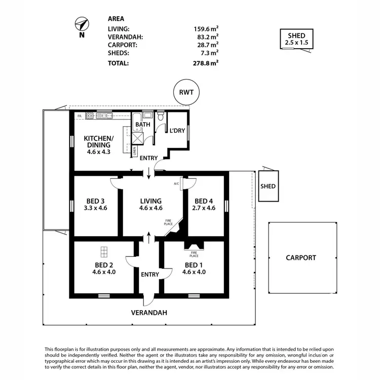 Floorplan of Homely house listing, Lot 36 Sturt Street, Cambrai SA 5353