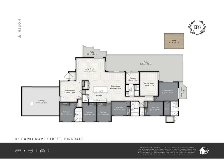 Floorplan of Homely house listing, 35 Parkgrove Street, Birkdale QLD 4159