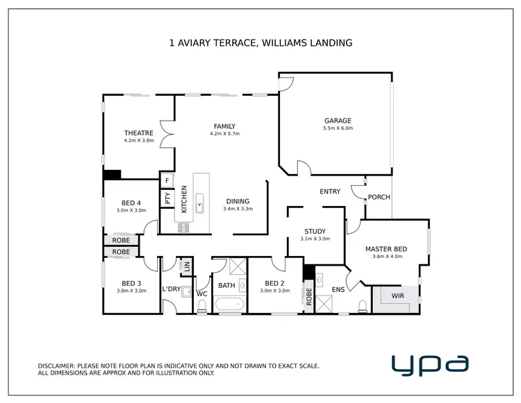 Floorplan of Homely house listing, 1 Aviary Terrace, Williams Landing VIC 3027