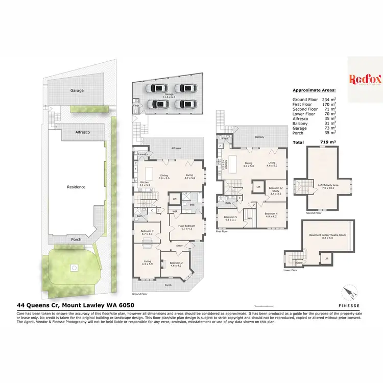 Floorplan of Homely house listing, 44 Queens Crescent, Mount Lawley WA 6050