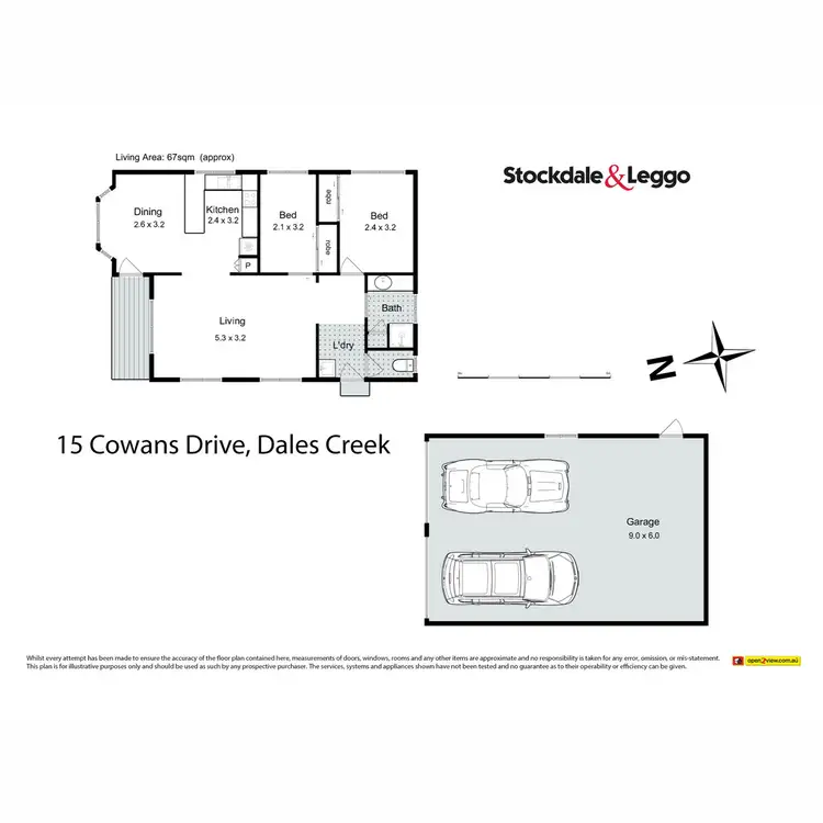 Floorplan of Homely house listing, 15 Cowans Drive, Dales Creek VIC 3341