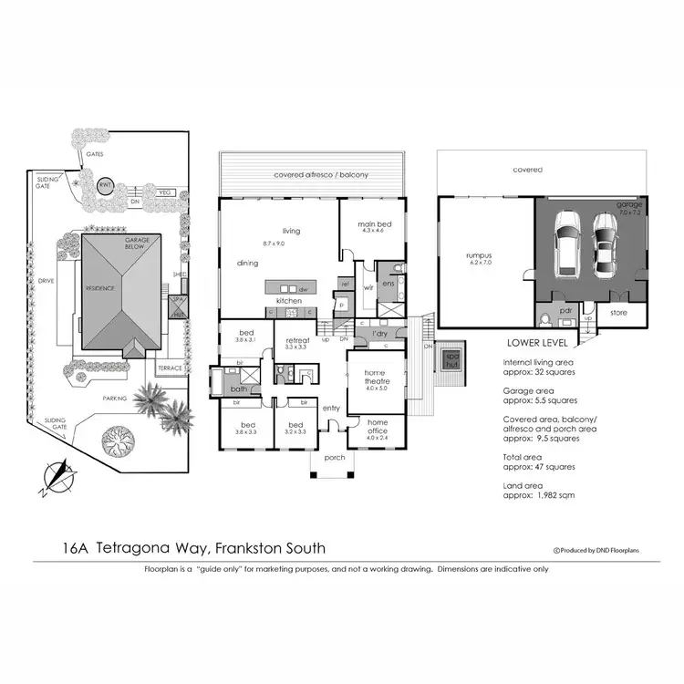 Floorplan of Homely house listing, 16A Tetragona Way, Frankston South VIC 3199
