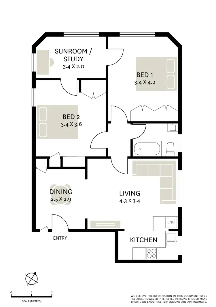 Floorplan of Homely apartment listing, 11/126 Shirley Road, Wollstonecraft NSW 2065
