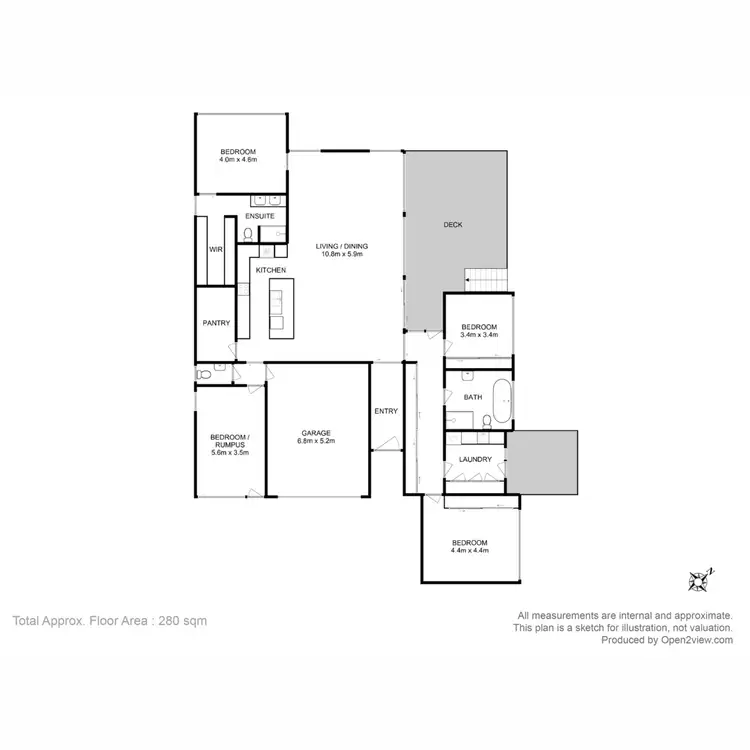 Floorplan of Homely house listing, 15 Rosella Crescent, Old Beach TAS 7017