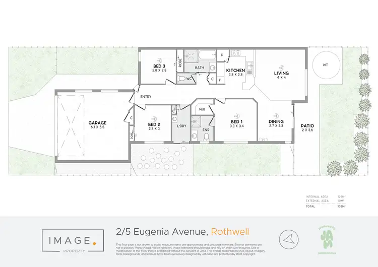 Floorplan of Homely house listing, 2/5 Eugenia Avenue, Rothwell QLD 4022