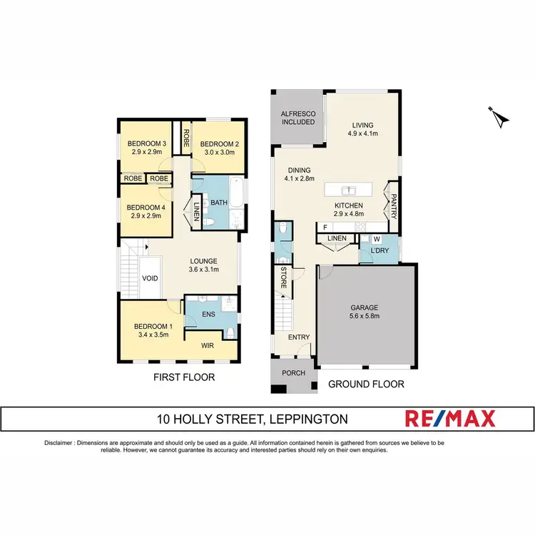 Floorplan of Homely house listing, 10 Holly Street, Leppington NSW 2179