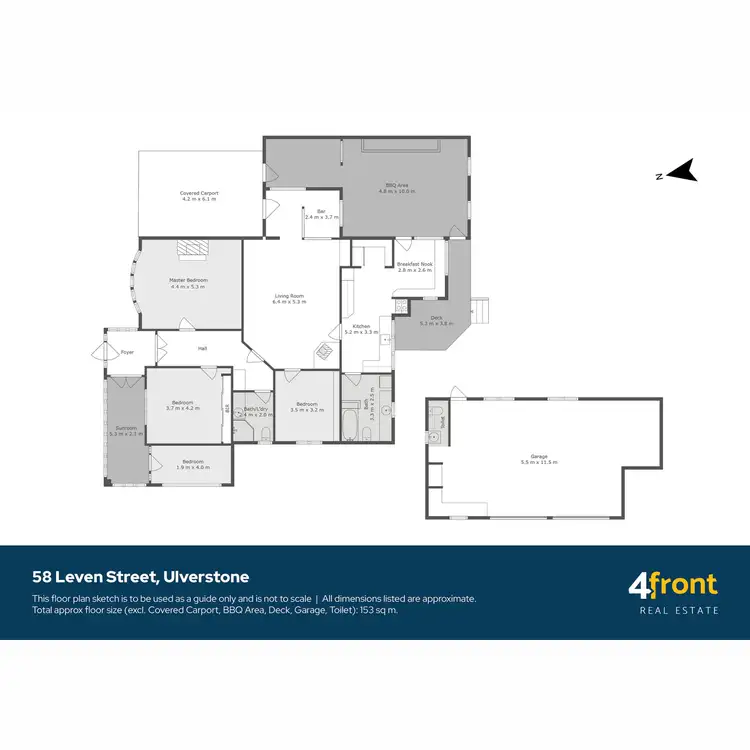 Floorplan of Homely house listing, 58 Leven Street, Ulverstone TAS 7315