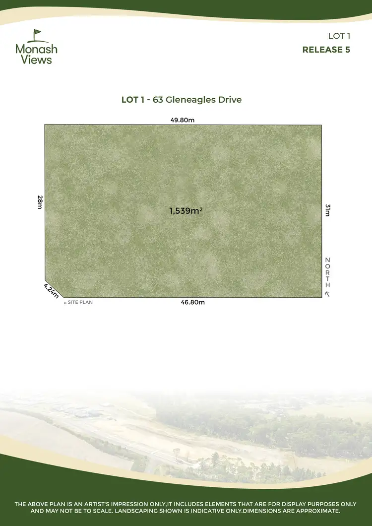 Floorplan of Homely land listing, 63 Gleneagles Drive, Newborough VIC 3825