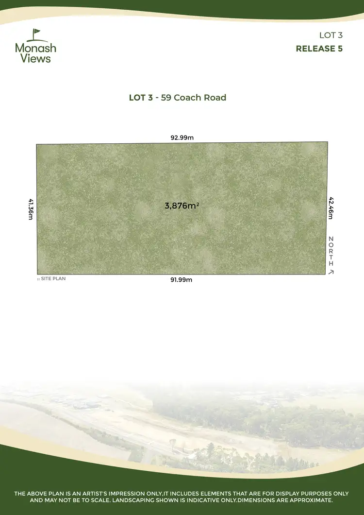 Floorplan of Homely land listing, 59 Coach Road, Newborough VIC 3825