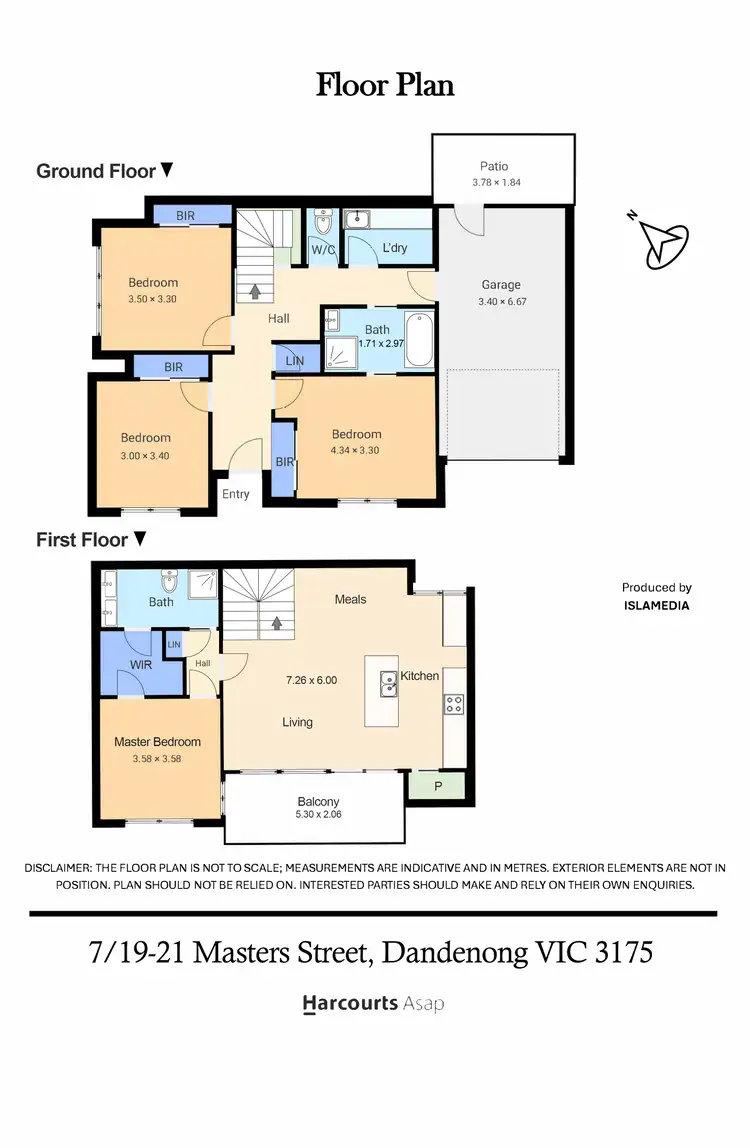 Floorplan of Homely townhouse listing, 7/19-21 Masters Street, Dandenong VIC 3175